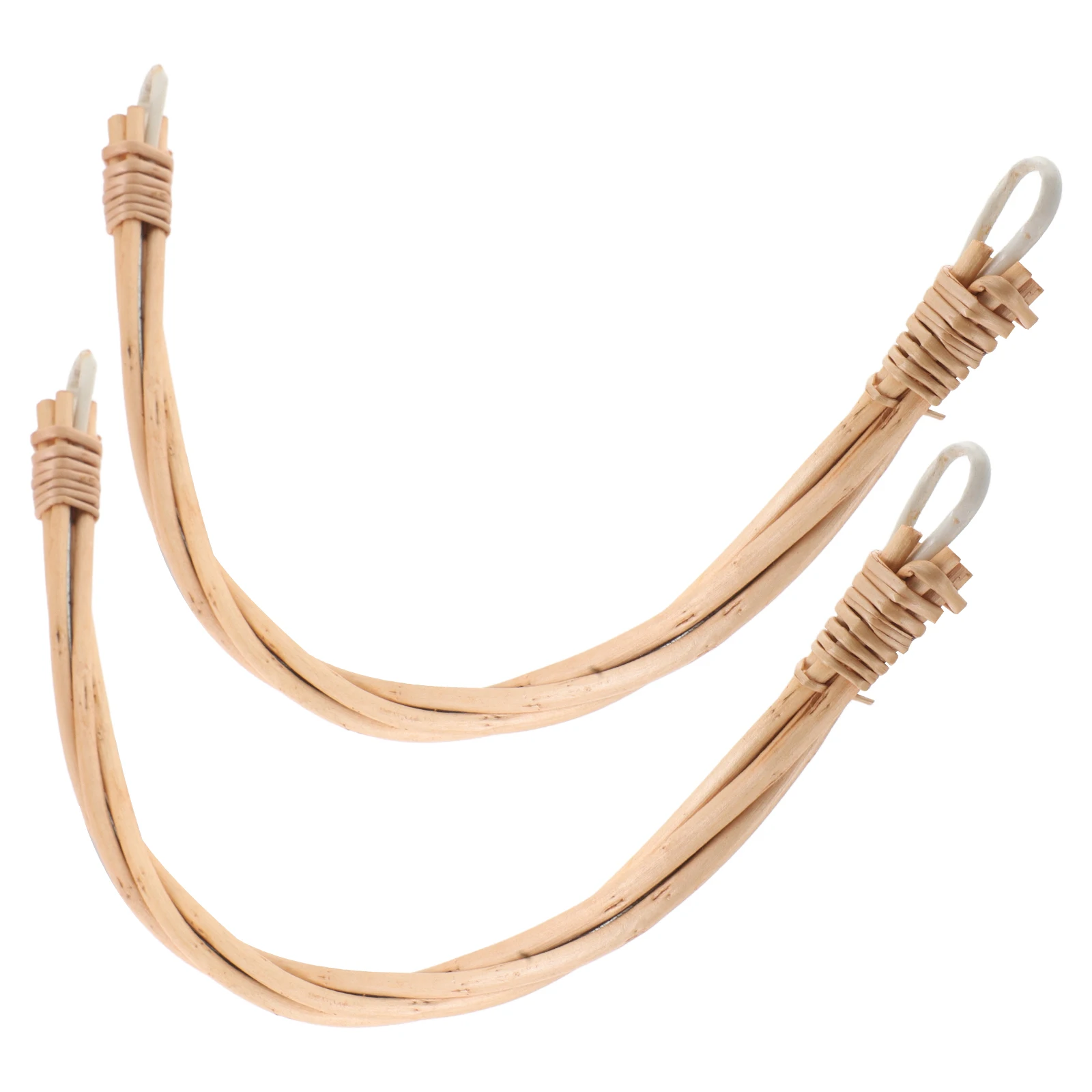 

2pcs Handle Replacement For Picnic Woven Accessories Comfortable Installation Universal Lightweight Strong