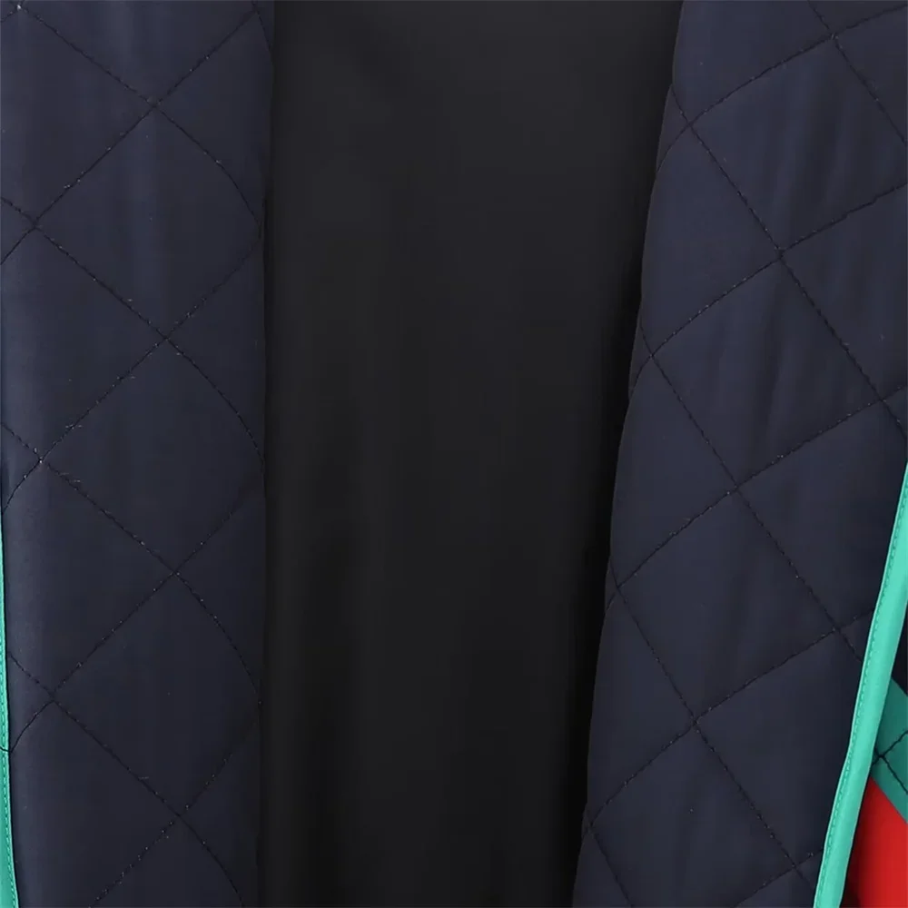 2024 Herbst neues Produkt Damenmode Freizeit vielseitige lose Kragen Langarm gespleißt Strickjacke Baumwoll jacke