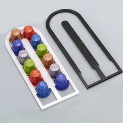 Coffee Capsule Holder Tower Stand for 10 Nespresso Capsules Storage Soporte Capsulas Nespresso Coffee Pod Holder 1PCS