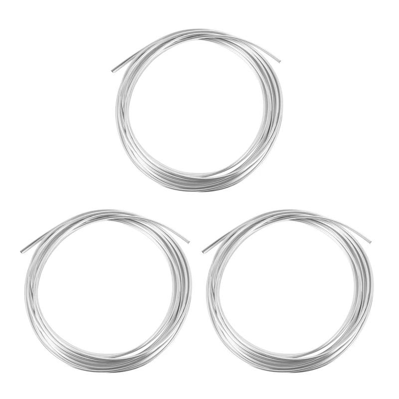 

3X 20FT Chrome Moulding Trim Strip Car Door Edge Scratch Guard Protector Cover Silver