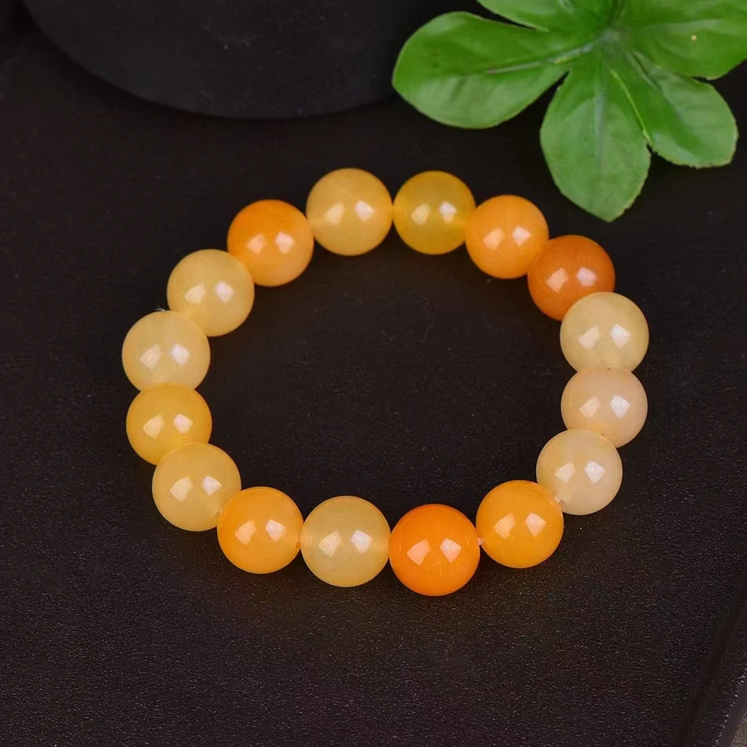 Gobi-brazalete de piedra Natural de Jade para mujer, pulsera elástica, accesorios de piedras preciosas, dijes finos, joyería