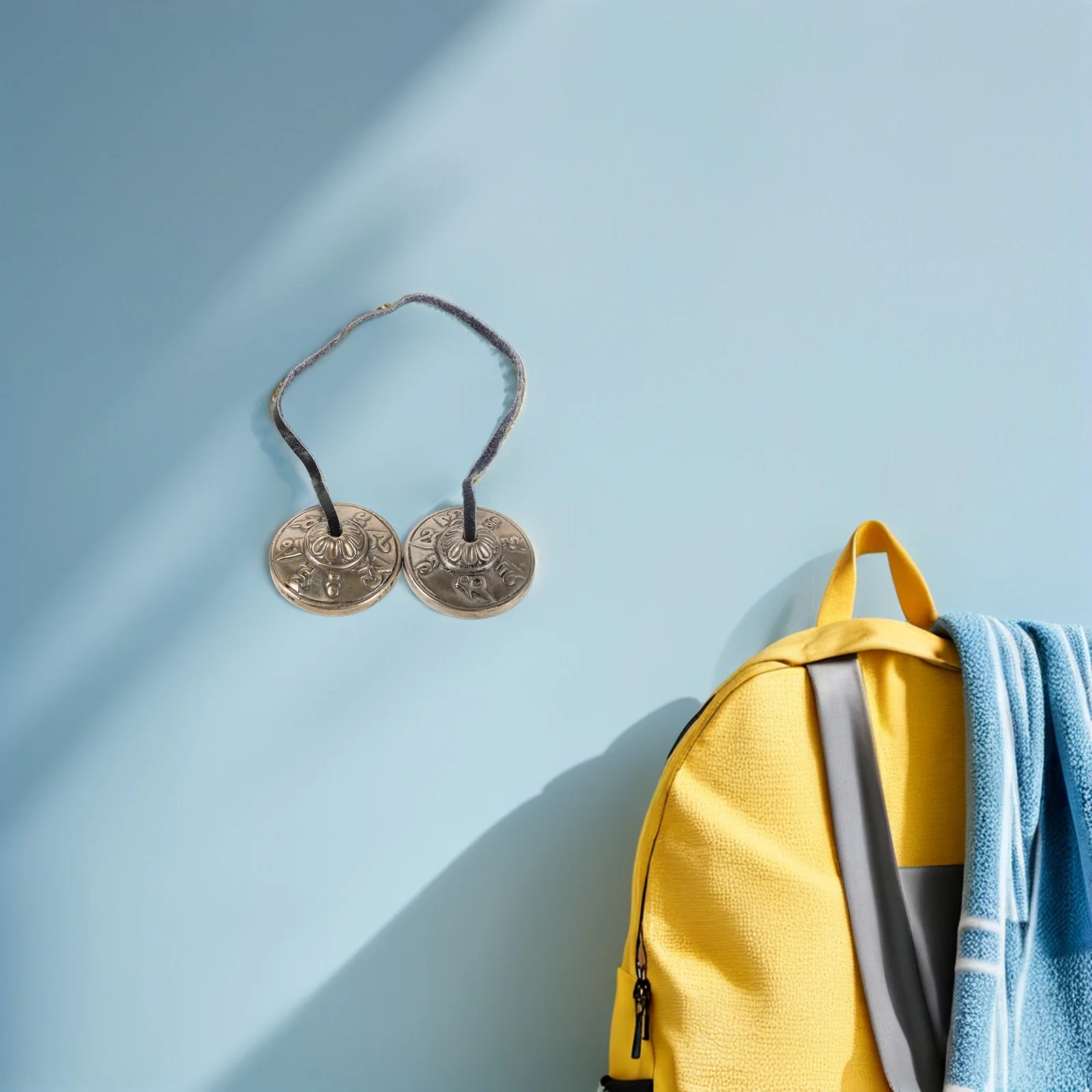 

Nepalese Tingsha Finger Cymbals Yoga Meditation Instrument Tibetan Sound Therapy Percussion Bells Healing Chime Spiritual