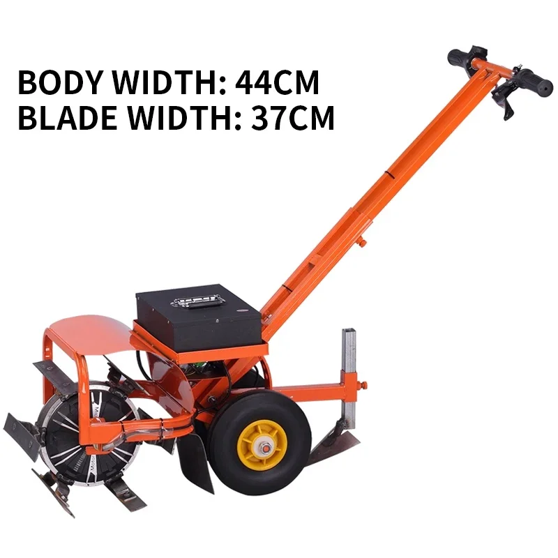 Electric Weeder with Furrowing, Loosening, Plowing and Turning, All-in-one Machine, Rechargeable Small Agricultural