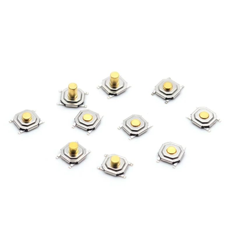 20 قطعة SMD 4*4*1.5 مللي متر 4X4X1.5/1.6/1.7/1.8/2.0/2.3/2.5/3.0/3.2/3.5/3.8/4.0/4.3/5 مللي متر اللمس اللباقة زر التبديل الجزئي لحظة