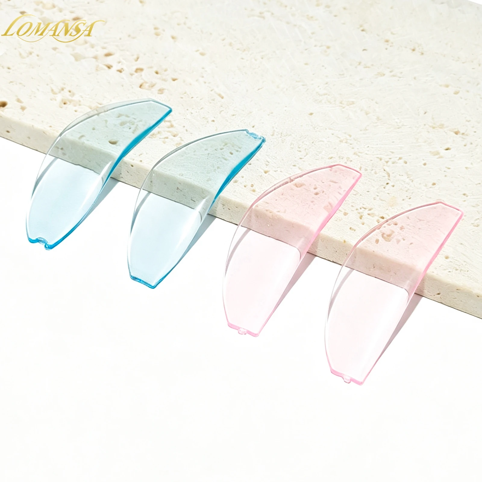 Lomansa Koreanisches Wimpernlifting-Schutzset, 4/8 Stück, selbstklebende Silikonstäbchen, wiederverwendbare Wimpernlifting-Pads zum Wimpernkrümmen und zur Dauerwellen-Laminierung. – Detail 5