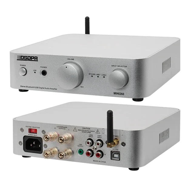 2 Channel Line Input Amplificateur Melangeur Remote Control Hifi Amplifier Stereo au,dio Mixer Amplifiers