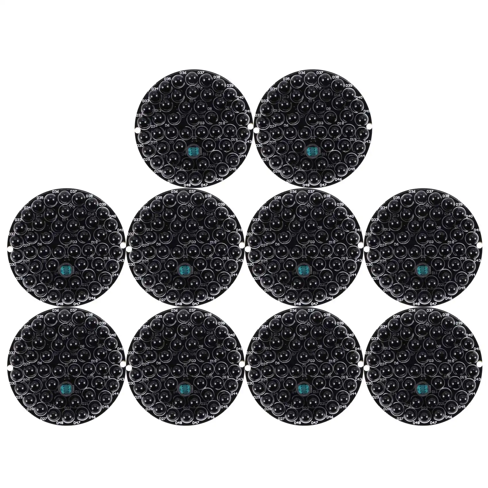 10X IR Infrared LED Board 940Nm 48Pcs IR Leds Invisible At Night No Exposure Light Board