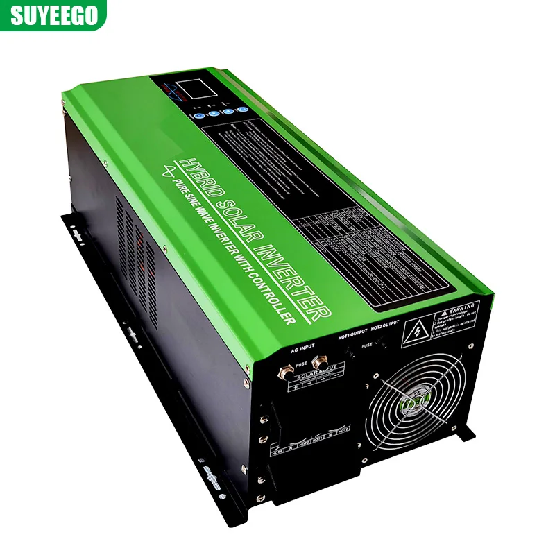 

SUYEEGO Low frequency Split phase pure sine wave inverter 3kw 5kw 10kw solar inverter with mppt controller for solar system