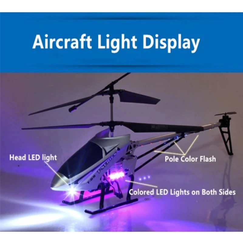 80cm Large RC Helicopter 2.4G Professional Outdoor Big Size Altitude Hold LED Lights Remote Control For Adults Toys for Kids Boy