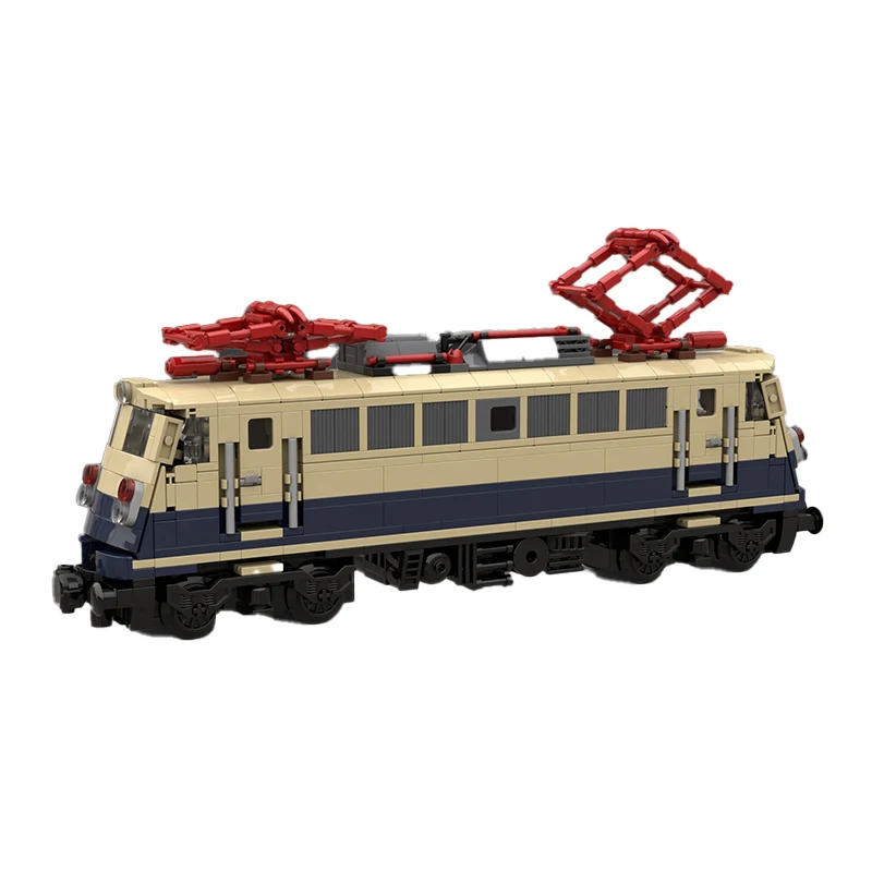 MOC Bausteine Serie Stadt Lokomotive Komplettes Set Federal Railway Legendärer Zug DIY Pädagogisches Modell Ziegel Kinderspielzeug