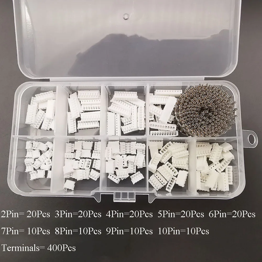540Pcs/Box ZH 1.5mm Pitch 2/3/4/5/6/7/8/9/10Pin Plastic Shell Crimp Terminal Connector JST ZH1.5 Connectors