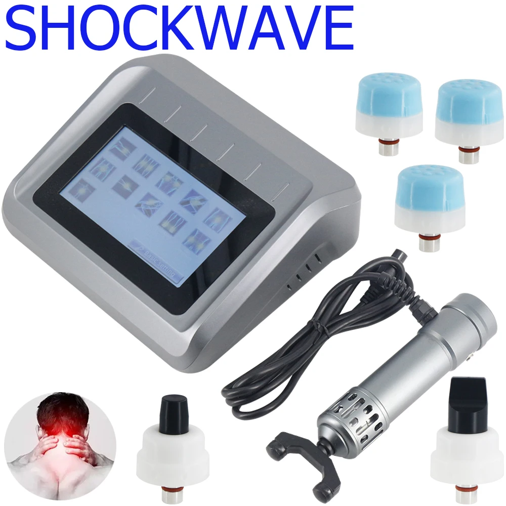 

Shockwave Therapy Machine Professional Shock Wave 250MJ Massage Gun For ED Treatment Relief Pain Body Relax Muscle Massager New