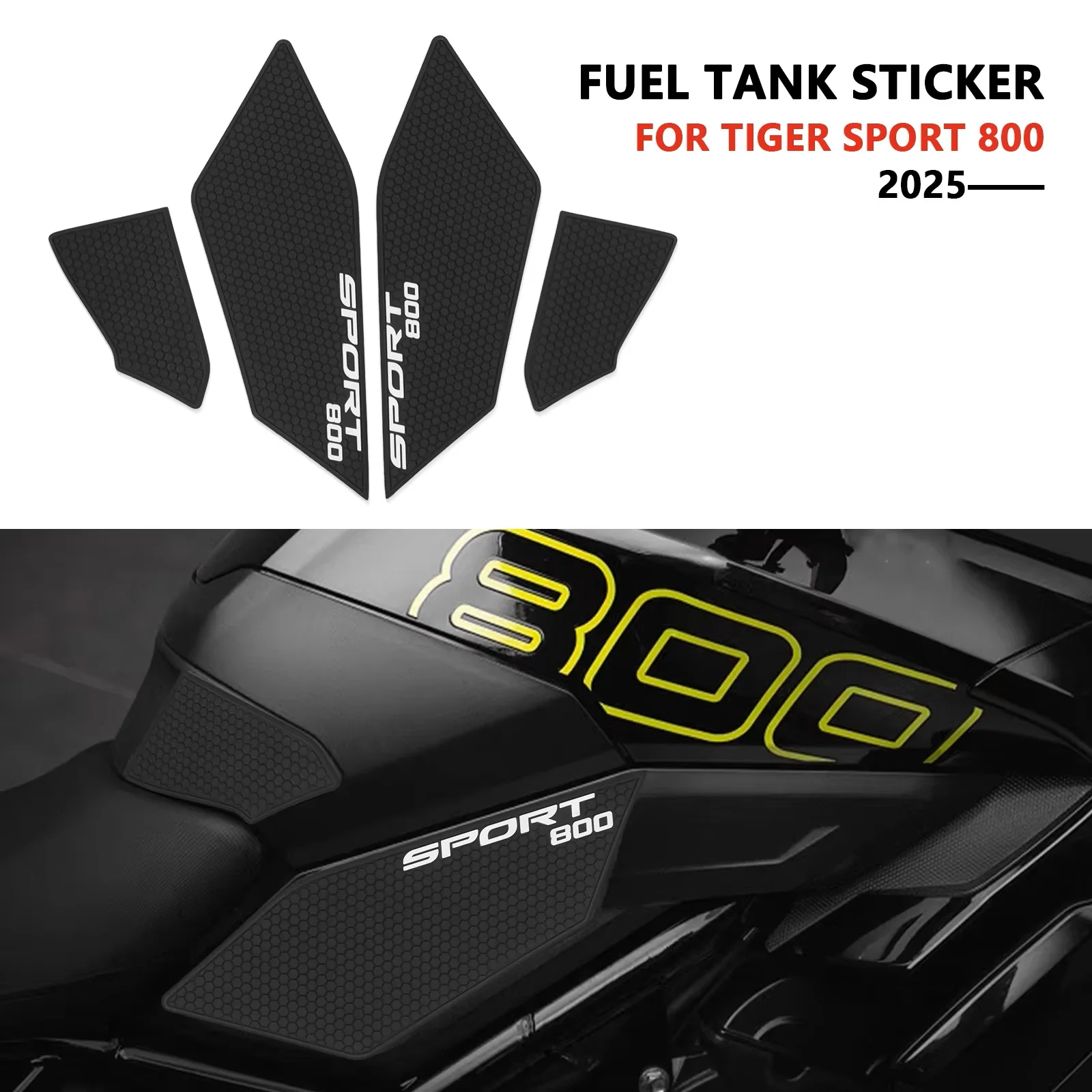 

Motorcycle Accessories Tiger Sport800 Tank Pads Side Anti Slip Sticker Protector For Tiger Sport 800 2025