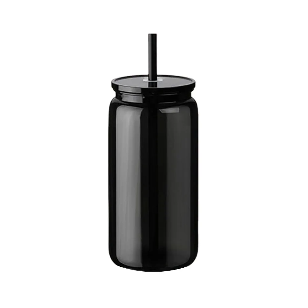 Nuevo vaso Mason de 16oz(450ml) de capacidad, vaso para beber reutilizable resistente a roturas con tapas, pajitas, tazas para bebidas, fiesta de boda