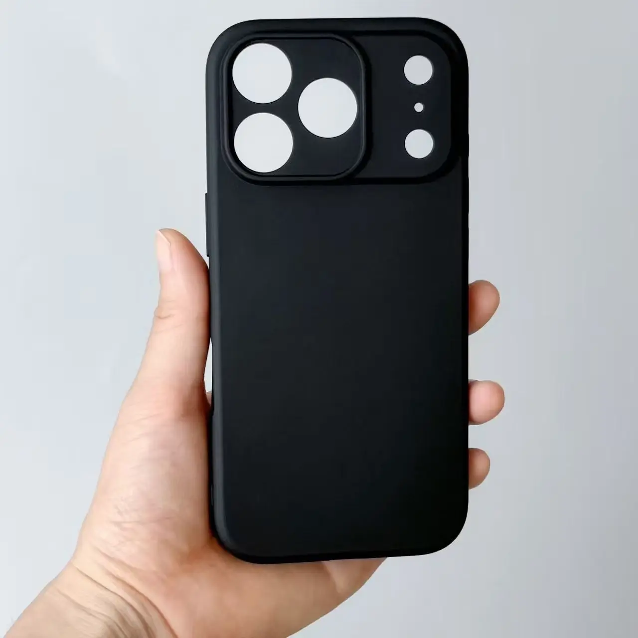 Matte Silikonhülle für iPhone 17 Pro Max, iPhone 17 16 15 14 Plus 13 12 Mini 11 Pro Max, stoßfeste Schutzabdeckung