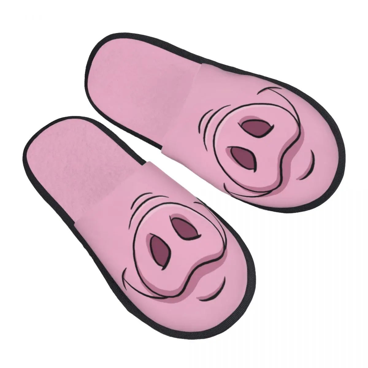 

Женские домашние тапочки Happy Pig с принтом на заказ, уютные теплые пушистые тапочки из пены с эффектом памяти с героями мультфильмов, домашняя уличная обувь