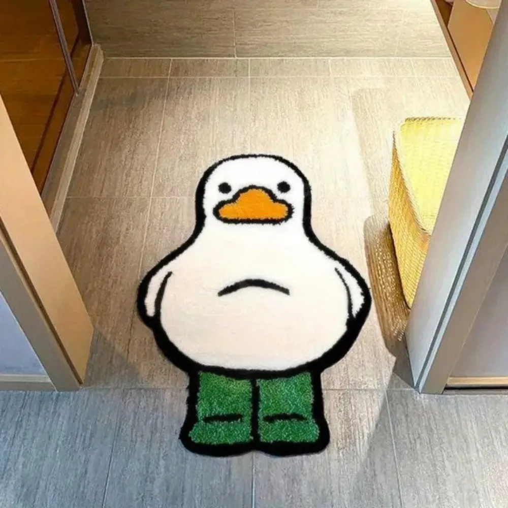VIKAMA Cartoon Duck Carpet Home Decoration, Bedrooms And Entrance Doors, Provides Warmth In Winter, Water-Absorbing Floor Mat view 3