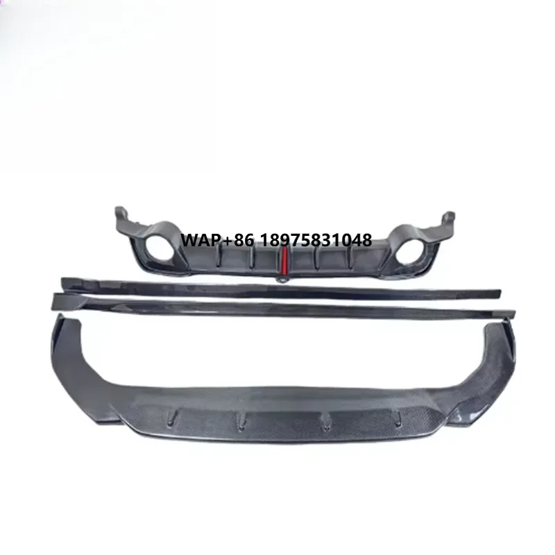 

Body Kit Lightweight Carbon Fiber Front Lip Diffuser Side Skirts for 2019 up