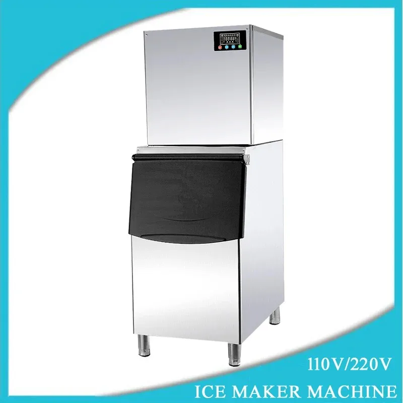 

2026 Electric Commercial Ice Maker Machine Air-Cooled With Large Output Of 200kg 300kg 500kg Vertical Square Ice Making Machine