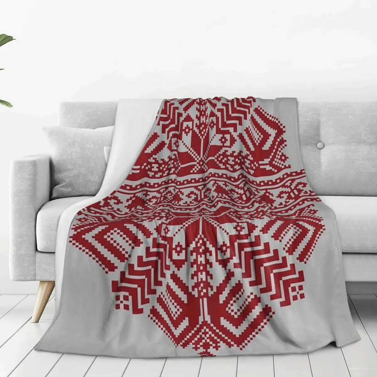 Baltic Traditional Ornament. Latvian Blankets Fleece Super Soft Throw Blankets Throw Blanket For Home Outdoor Throws Bedspread