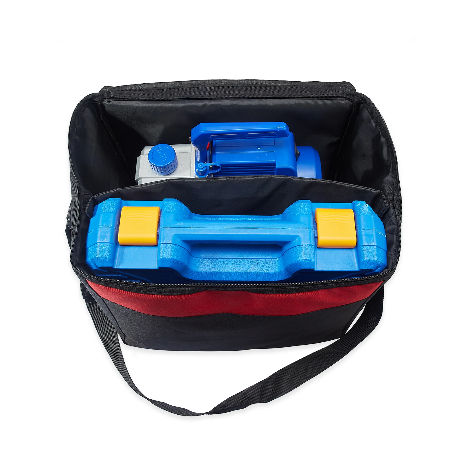 Single Stage Vacuum Pump With Pressure Manifold Gauge 185W