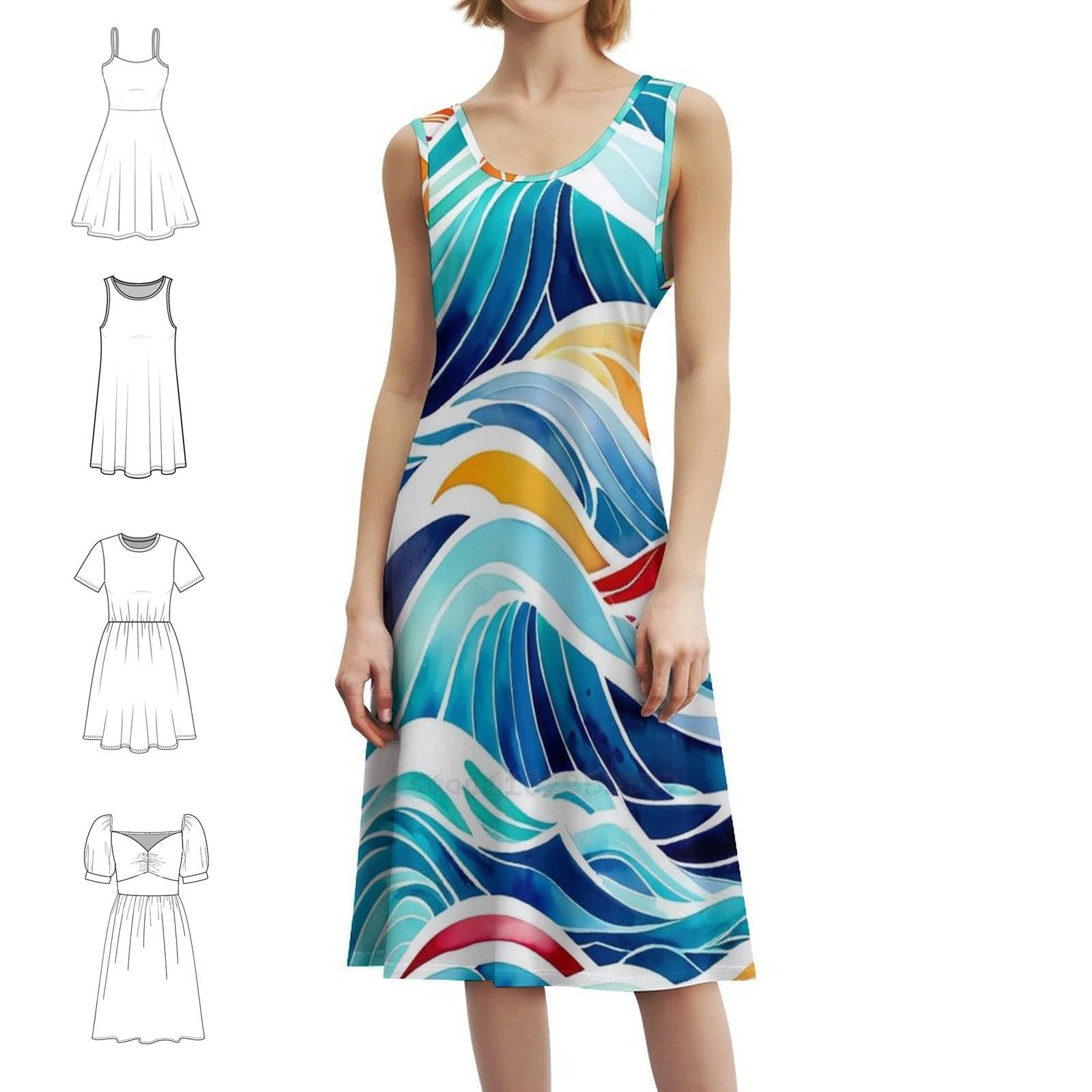 Abstract Water Colo… - image