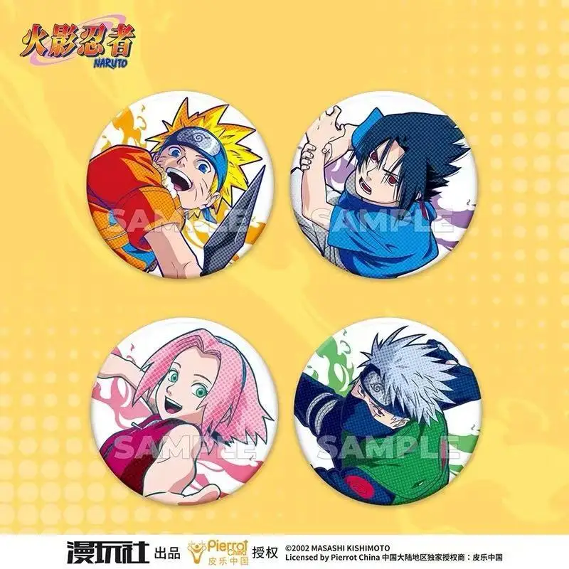 الأصلي ناروتو بقعة سلسلة القصدير شارة دبوس صندوق أعمى البضائع الرسمية أنيمي مانغا اليد الثانية الأسهم الجديدة بالجملة العرض