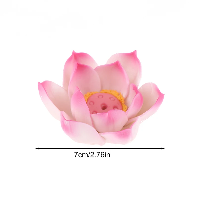 Ceramic Lotus Incense Burner Home Decor Incense Burner Stick Holder Buddhist Aromatherapy Incense Censer Use In Office Teahouse