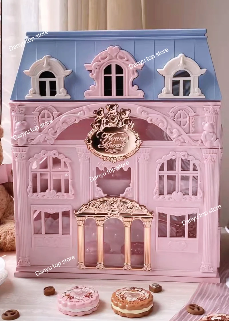 

Flower Knows Sweetie Bear Cometics Box Case Lipstick Storage Pillow Bag Barrettes Only Box No Goods Empty Box