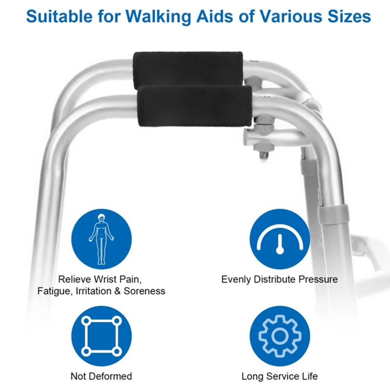 Almohadillas para reposabrazos de silla de ruedas LICE-2Pcs, fundas de terciopelo para reposabrazos de silla de ruedas, funda de cojín antideslizante para reposabrazos para sillas de ruedas