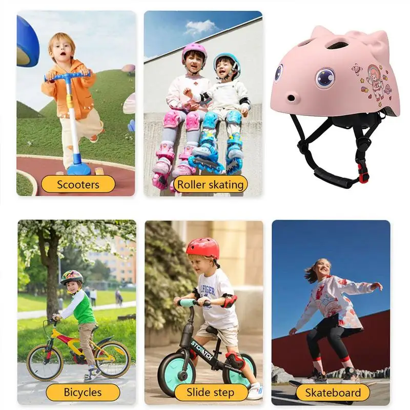 Toddler Helmets Adjustable Kids Bike Helmets Kids Bicycle Helmets Girls Or Boys Ages 2-8/8-14 Years Old Multi-Sports For Cycling