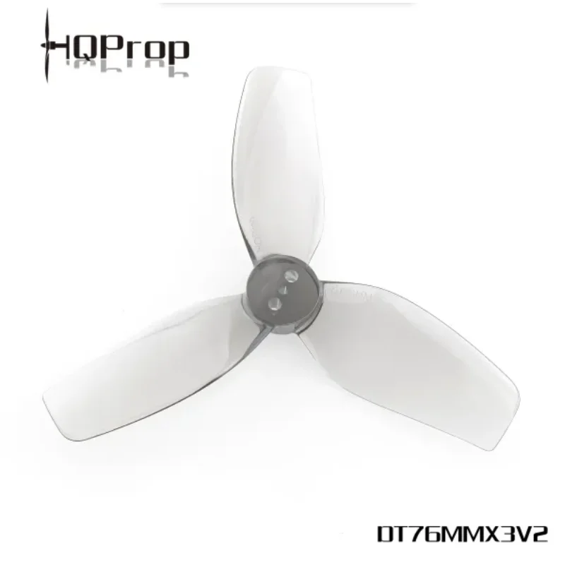 20PCS/10Pairs HQProp DT76MMX3 V2 For Cinewhoo Grey CW CCW Poly Carbonate Propeller For Brushless Motor FPV Racing RC Drone