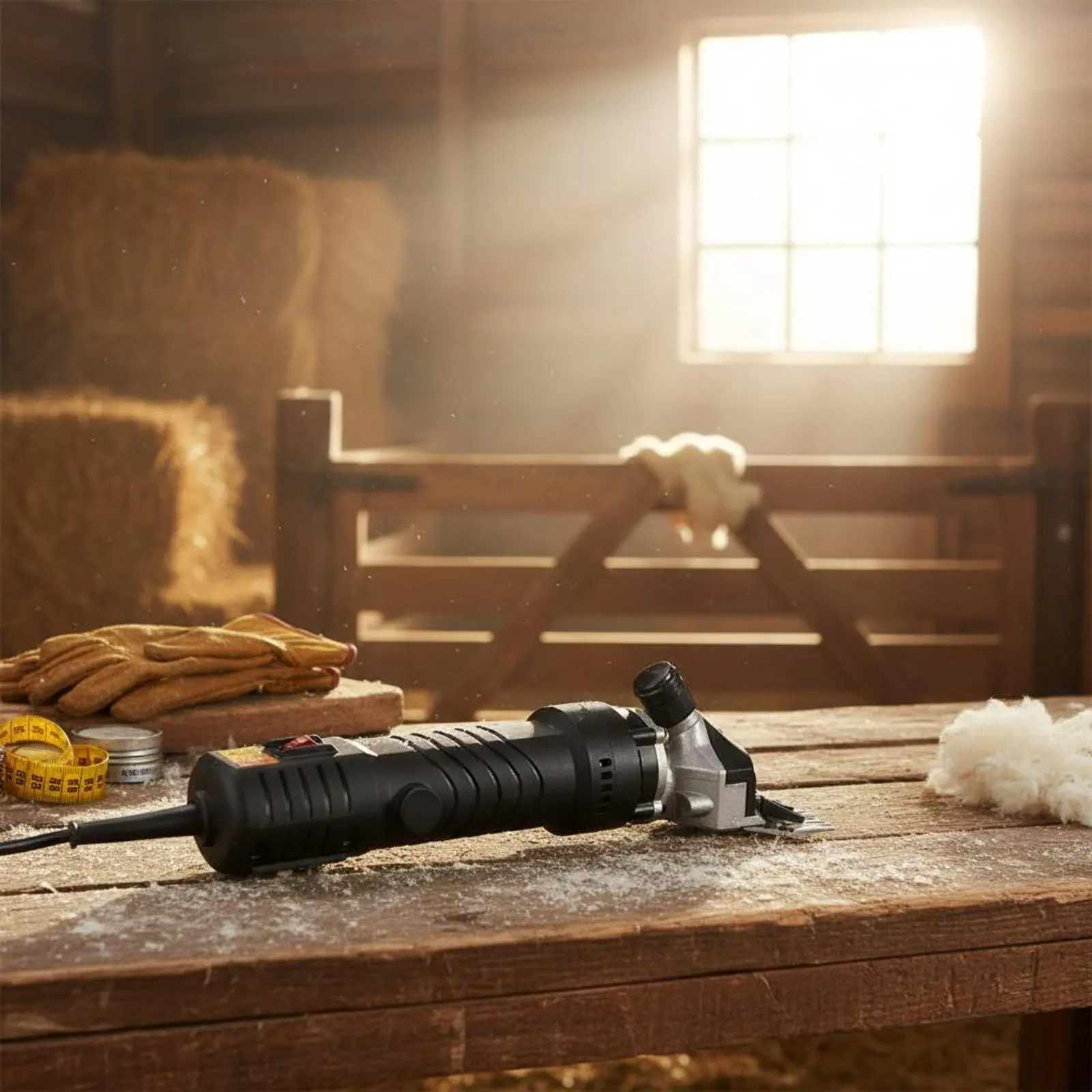

Electric Sheep Shears 6-Speed Adjustable 690W Wool Shearing Machine Professional Livestock Grooming Clippers Rapid Heat