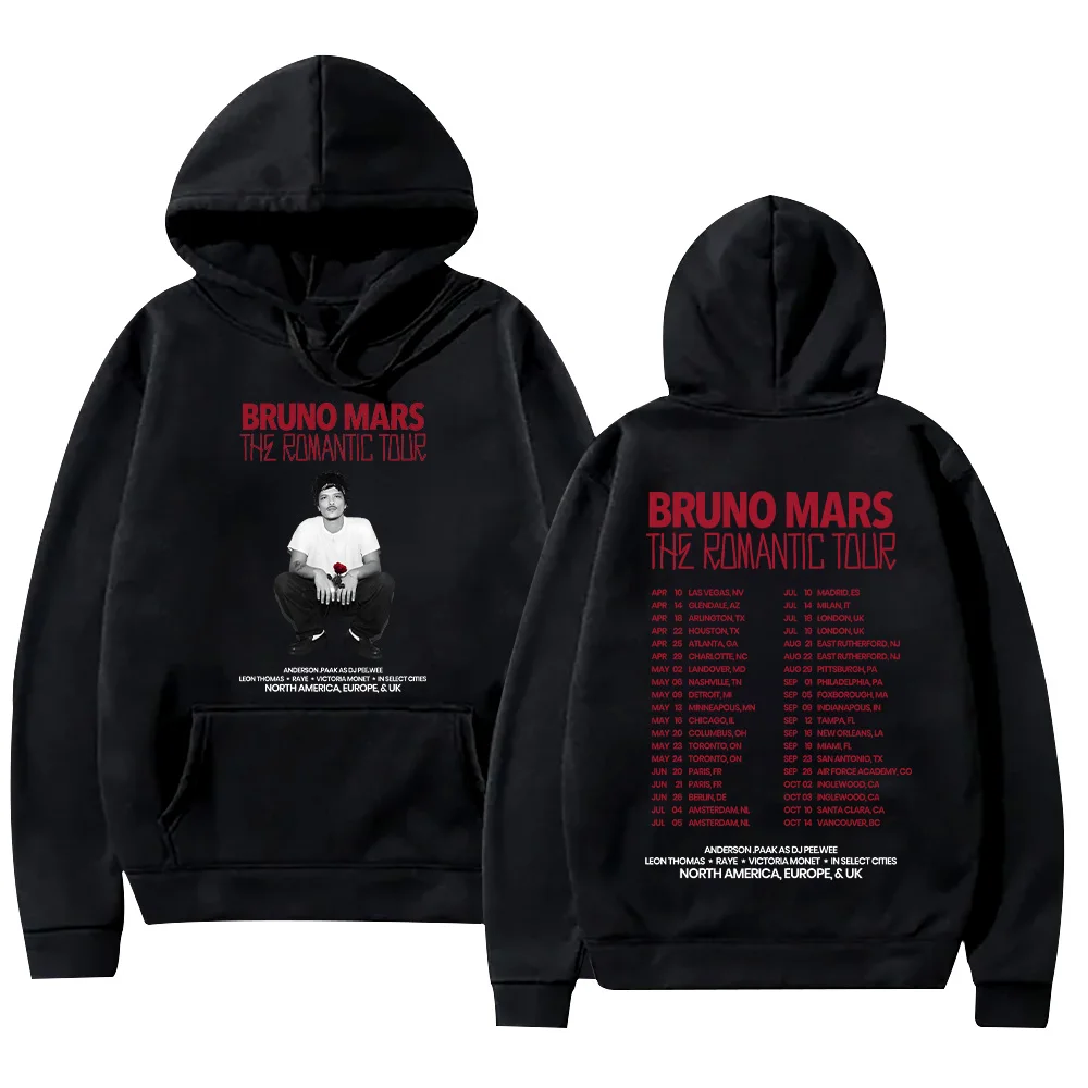 Bruno Mars The Romantic 2026 Tour Hoodie Bruno Mars Sweatshirt