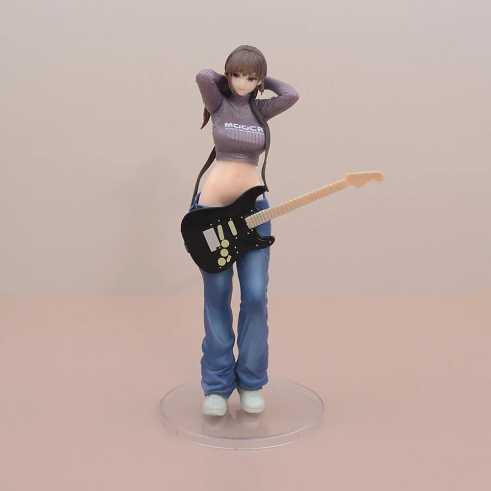 New Creative Special Music Guitar Sister Girl Lovely Figure Model Toys Gift