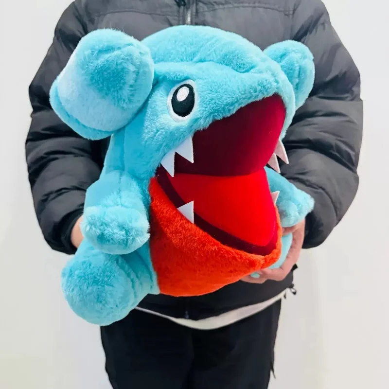 40cm-ポケモン-ギブル-ぬいぐるみ-–-青い体に大きな赤い口、コレクターズアイテムのぬいぐるみ＆ホリデーギフト