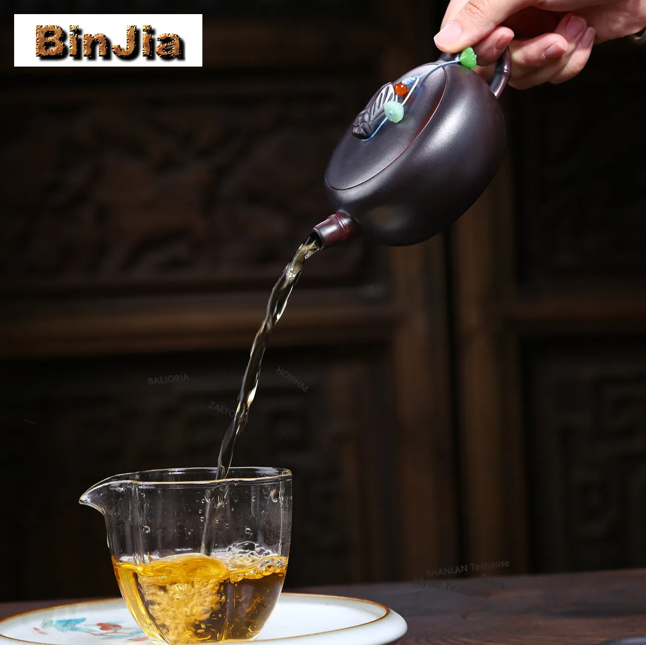 BAEJORIA 210ml Creative Yixing Purple Clay Teapots Handmade Cicada Pupa Pot Raw Ore Ancient Black Mud Kettle Zisha Tea Supplies