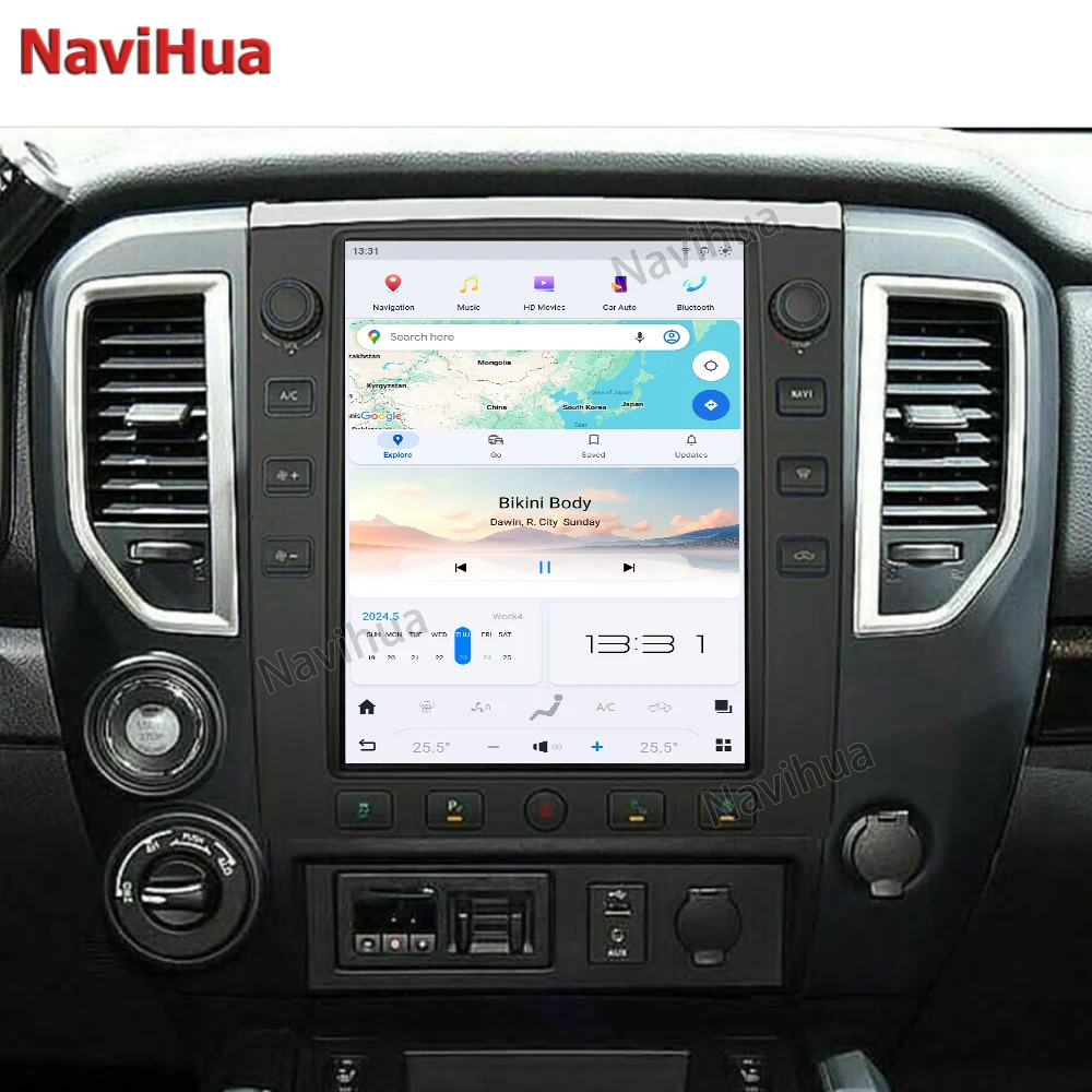 

12.1" Qualcomm 665 Car Radio For Nissan Titan 2016 -2019 Multimedia Player GPS Navigation Stereo DSP Carplay Unit 4G WIFI