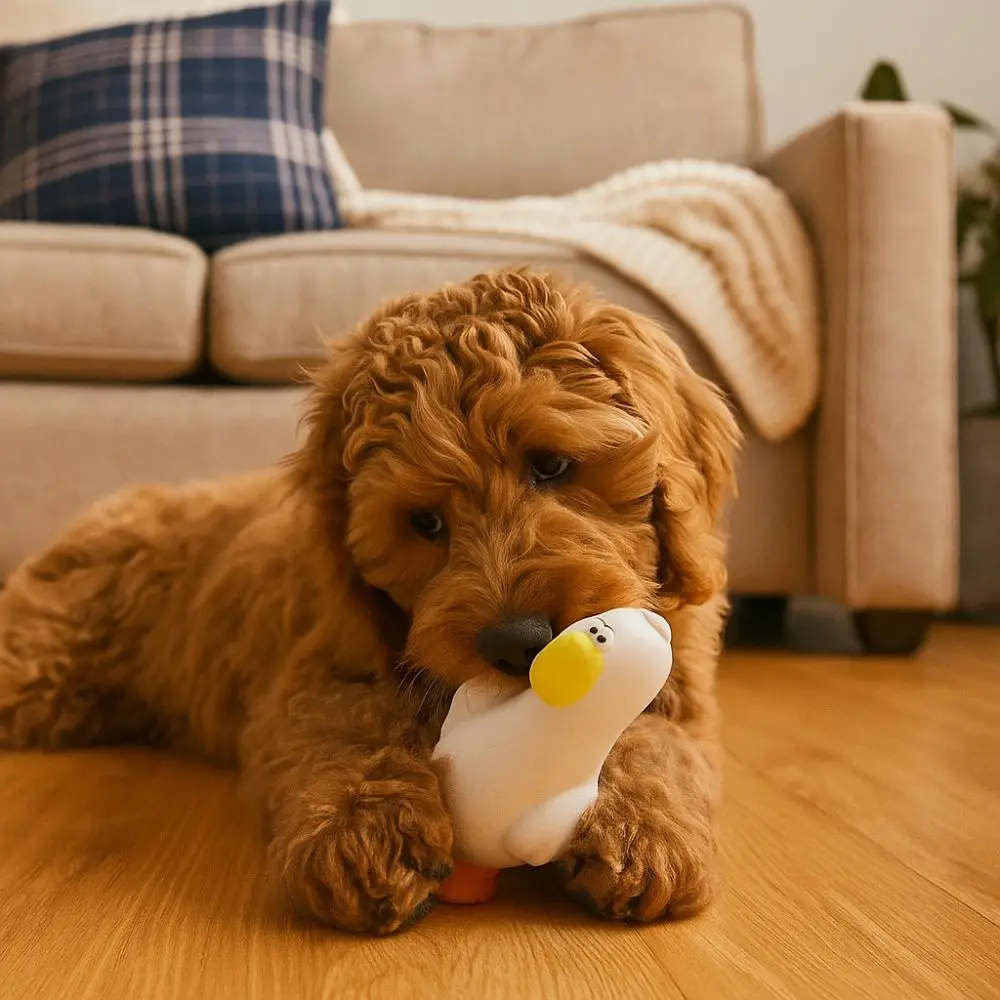 

Pet Supplies Cartoon Pet Latex Toys Pelican Shape Bite Resistant Squeaky Dog Toys Washable Teeth Grinding Toys Teeth Cleaning