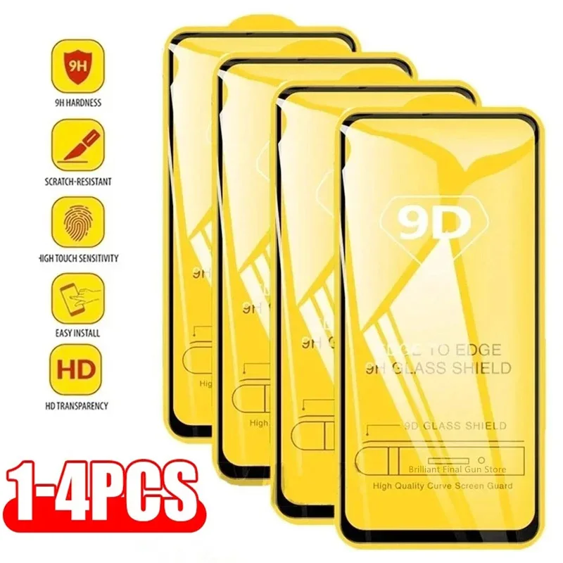 

9D Screen Protector Tempered Glass for Tecno Spark 20 10 Pro Go 20C 10C Camon 20 Pro Protective Glass for Infinix Hot 40 Pro 30
