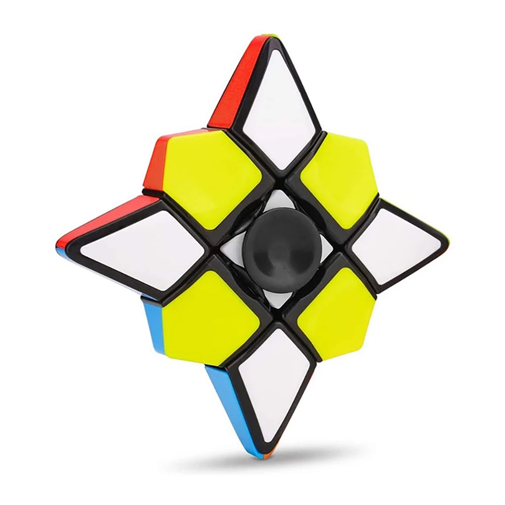 Magic Cube 3D Puzzle Spinner 1X3X3 Speed Gyro Fingertips Fidget Toy Anti Stress Sensory ADHD Educational Games for Kids Adults