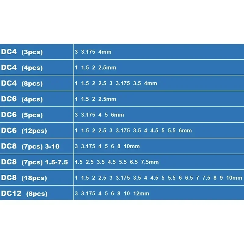 DC4 DC6 DC8 DC12 SDC6 SDC8 SDC12 ฤดูใบไม้ผลิ Clamp ชุด Collet Chuck Collet ดึงกลับ SDC DC Collet 0.005 มม.