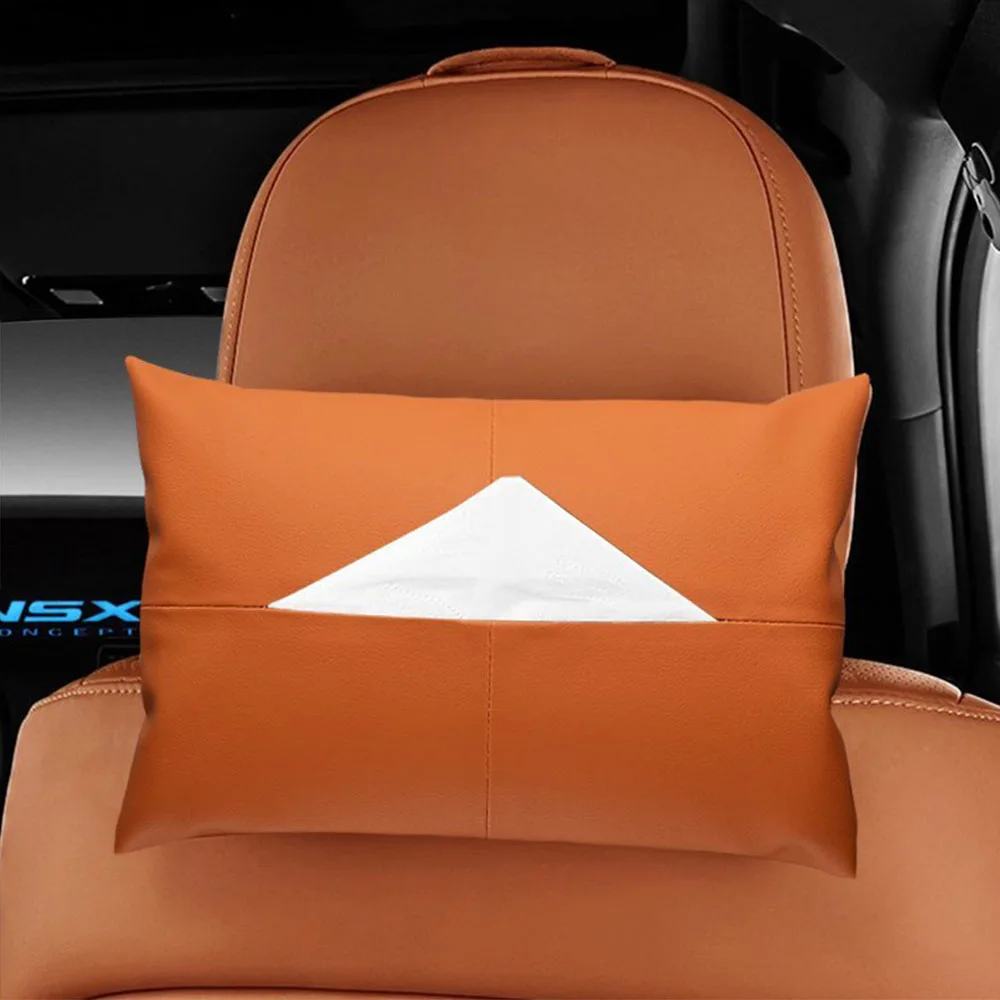 

For DENZA N9 Car Tissue Bag Multifunctional Paper Box For Chartering Interior Decoration Car Napa Supplies Modification