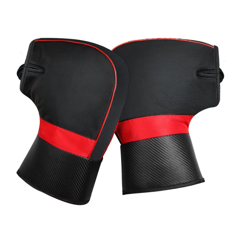 Motorcycle Handlebars Warm Winter Battery Car Windshield Gloves Windproof Warm Handle Thick Reflective Electric Car Handlebars image 4