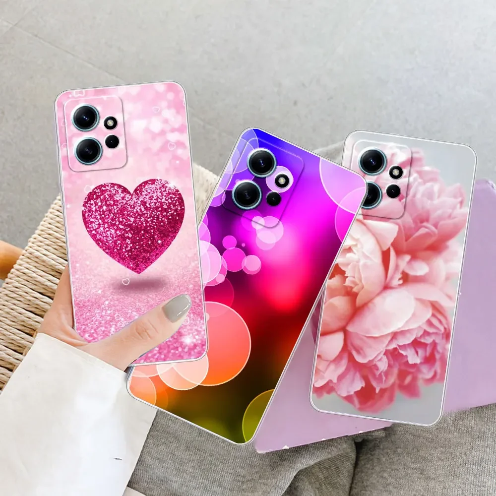 For Xiaomi Redmi Note 12 4G Case For Redmi Note 12 5G Clear Cover Silicone Soft Phone Case Redmi Note 12 5G Fundas Bumper Coque