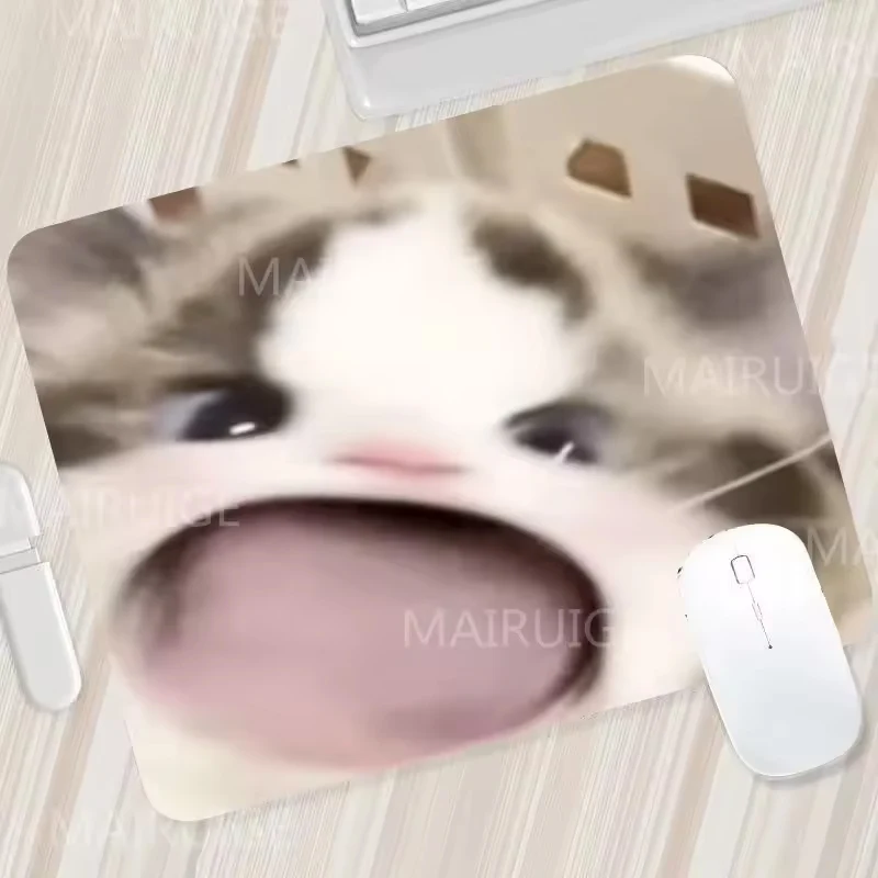 

Funny Meme Small Mouse Pad Kawaii Office Mat Gamer Rugs Cute Desk Mats Gaming Accessory Mouse Table Carpet Surface for Computer