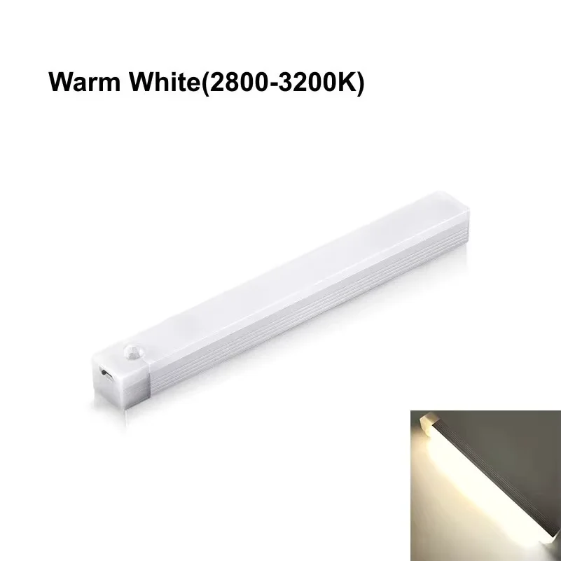 Wireless LED Motion Sensor Light Rechargeable Night Light Closet Night Lamp for Kitchen Bedroom Cabinet Staircase Backlight