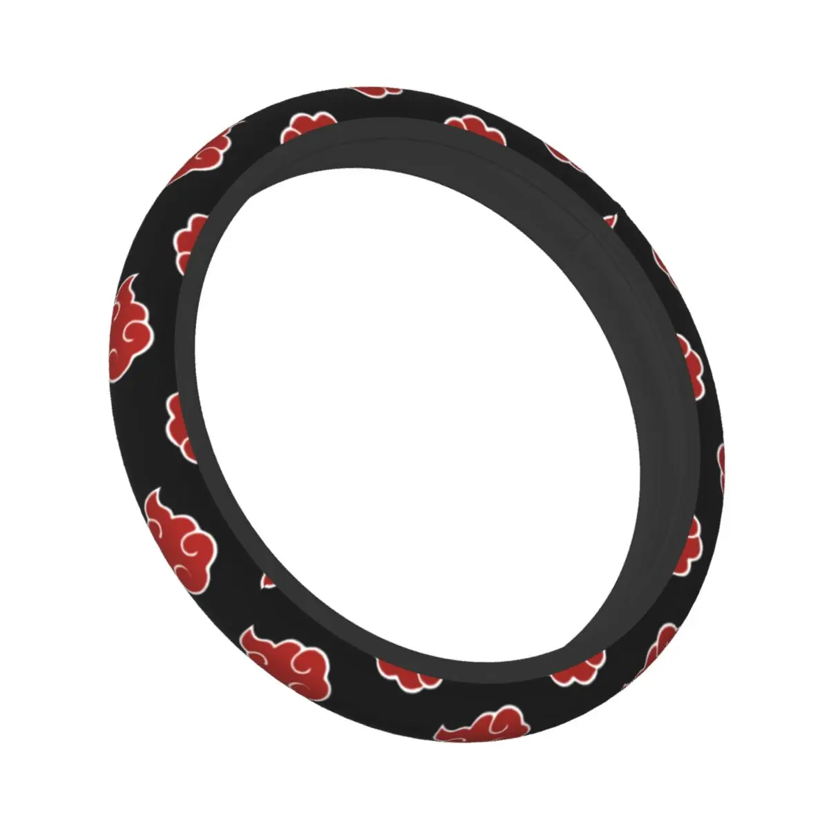 38cm Steering Wheel Covers Akatsuki Universal Japan Anime Auto Decoration Elastische Car Accessories