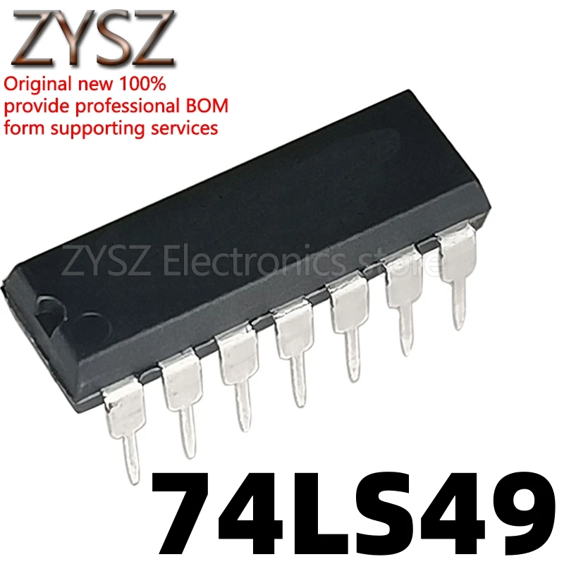 Paquete en línea DIP-14, SN74LS49N, HD74LS49P, 74LS49, 5 piezas