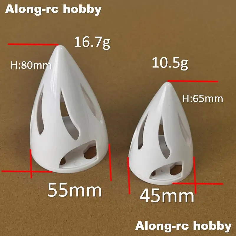 15E or 30E RC F3A F3D Plane Extra-NG EDGE Slick DIY Models Aircraft Parts 45mm 45*60mm or 55mm 55*80mm White Plastic Spinner